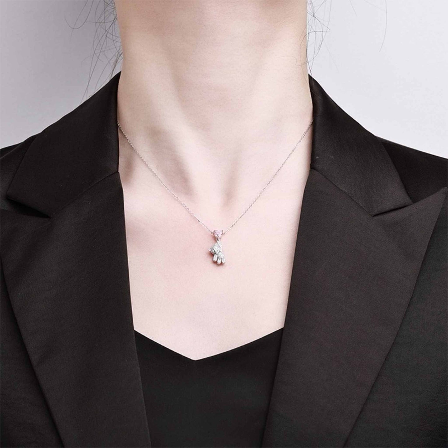 RareLucky Teddy Moissanite S925 Necklace Collection