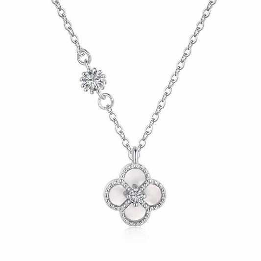 RareLucky Four-Leaf Clover Necklace