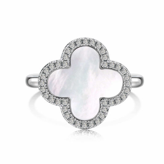 RareLucky Adjustable Clover Rings