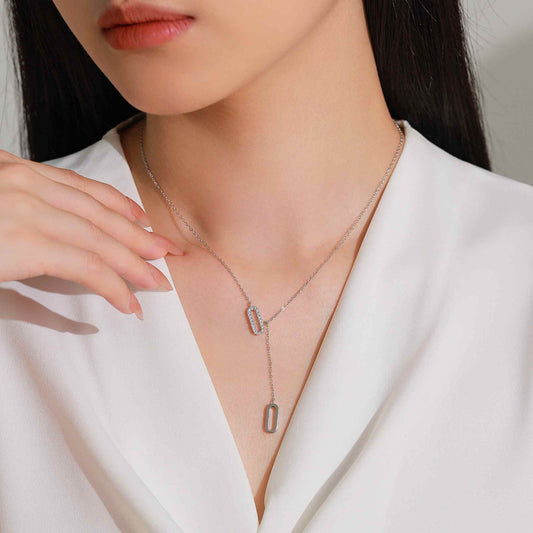 RareLucky Interlocking Paperclip Jewelry Set