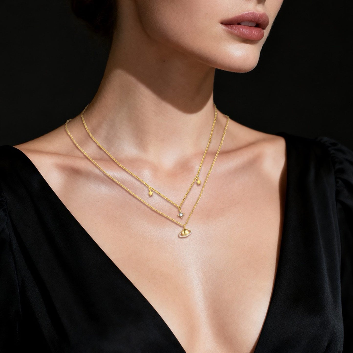 RareLucky Celestial Orbit S925 Jewelry Set