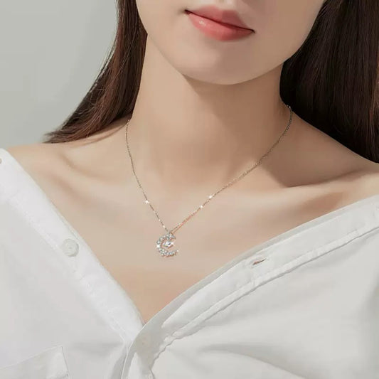 RareLucky Moon Orbit S925 Necklace