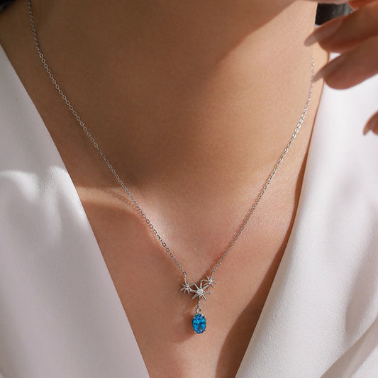 RareLucky Blue Galaxy S925 Jewelry Set