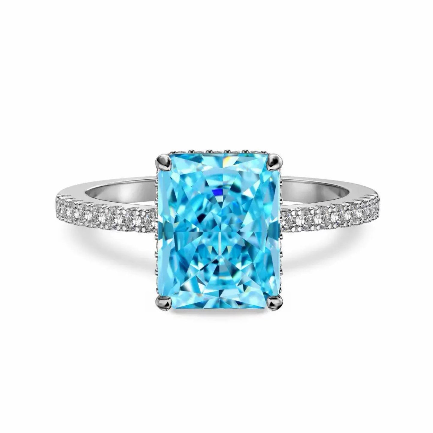 RareLucky Blue Reverie S925 Sterling Silver Ring Collection
