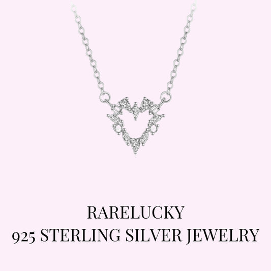 RareLucky Radiant Heart S925 Necklace