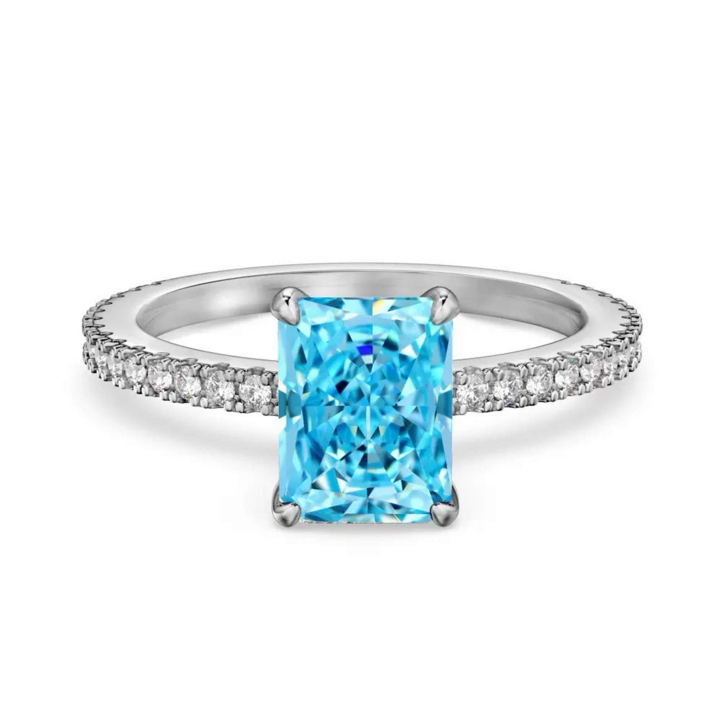RareLucky Blue Reverie S925 Sterling Silver Ring Collection