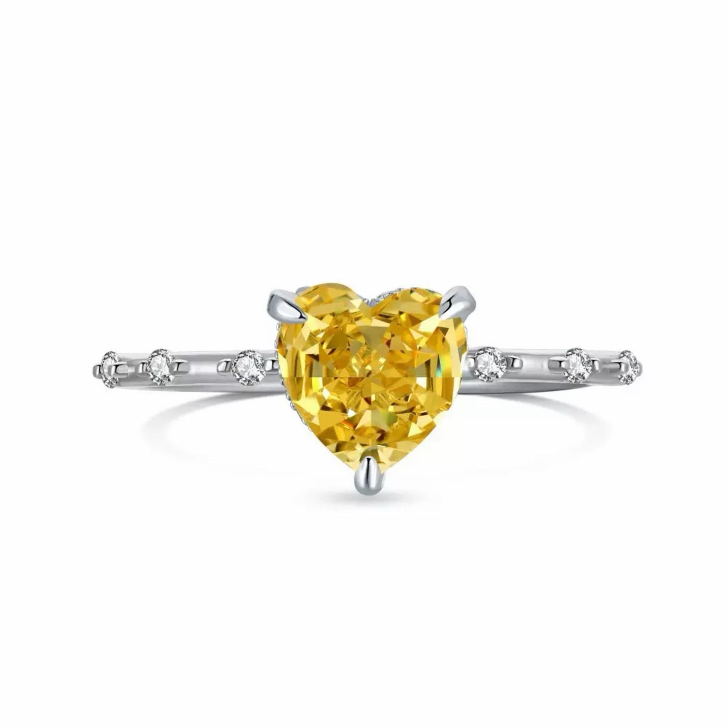 RareLucky Golden Glow CZ Ring Collection
