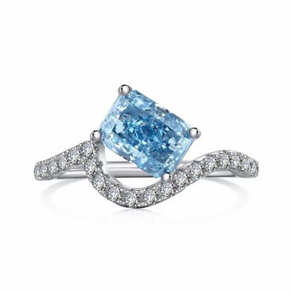 RareLucky Blue Reverie S925 Sterling Silver Ring Collection
