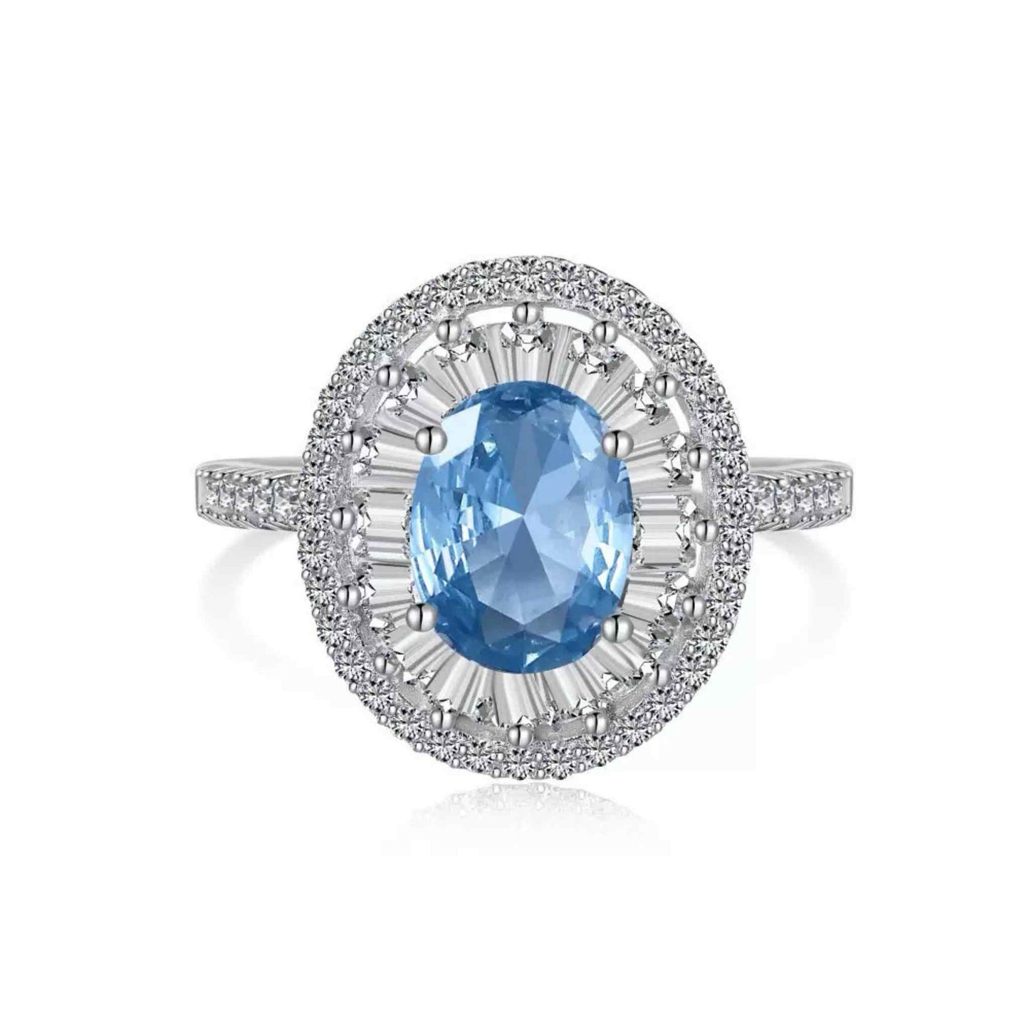 RareLucky Blue Reverie S925 Sterling Silver Ring Collection