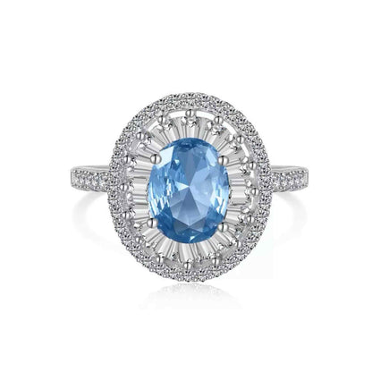 RareLucky Blue Reverie S925 Sterling Silver Ring Collection