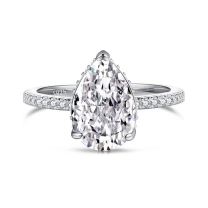 RareLucky Brilliant-Cut S925 Cubic Zirconia Ring Collection