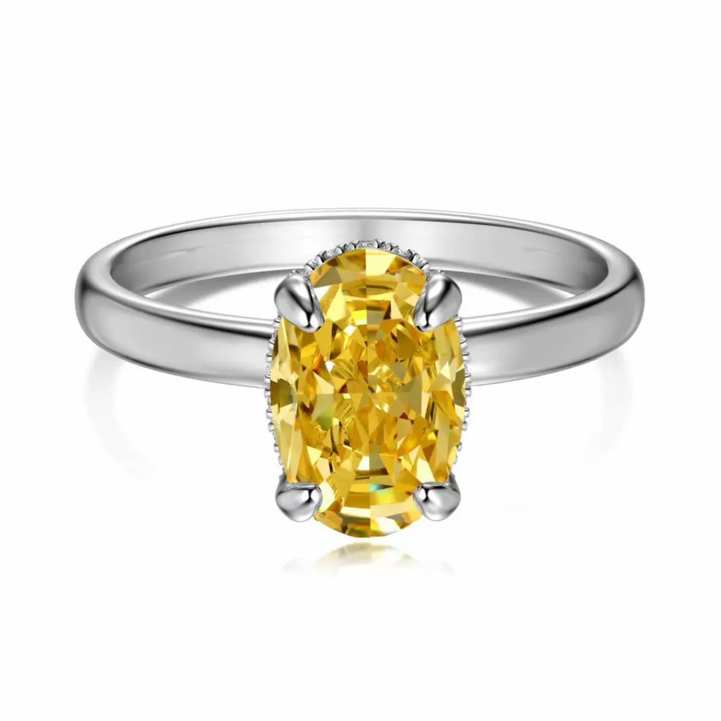 RareLucky Golden Glow CZ Ring Collection