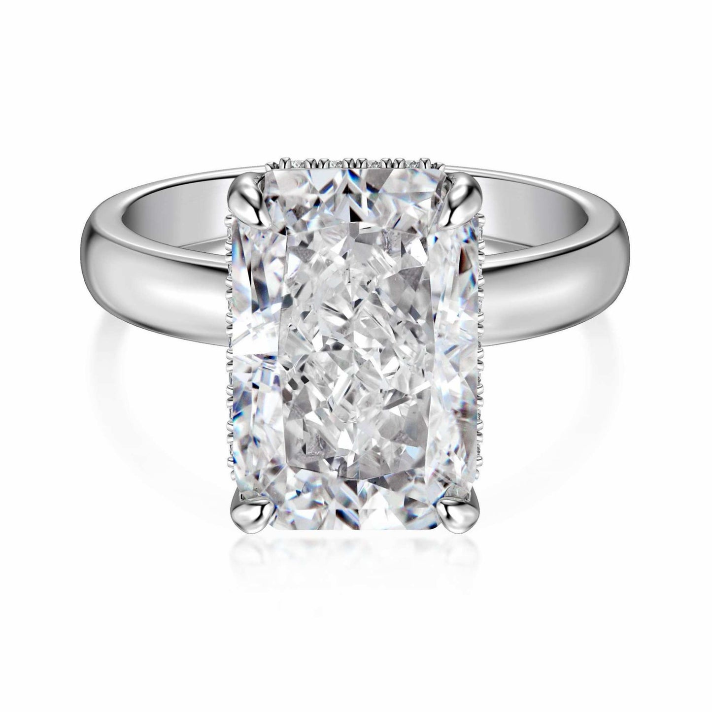 RareLucky Brilliant-Cut S925 Cubic Zirconia Ring Collection