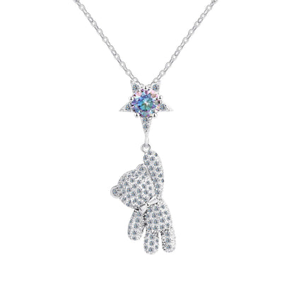 RareLucky Teddy Moissanite S925 Necklace Collection