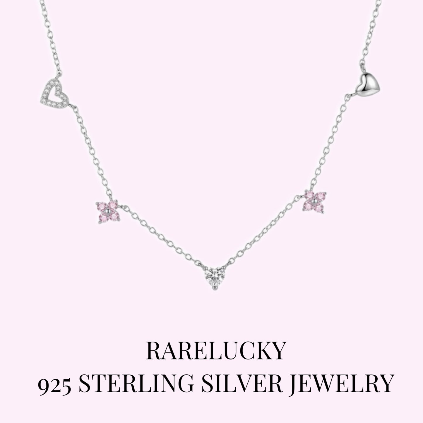 RareLucky Star Heart S925 Jewelry Set