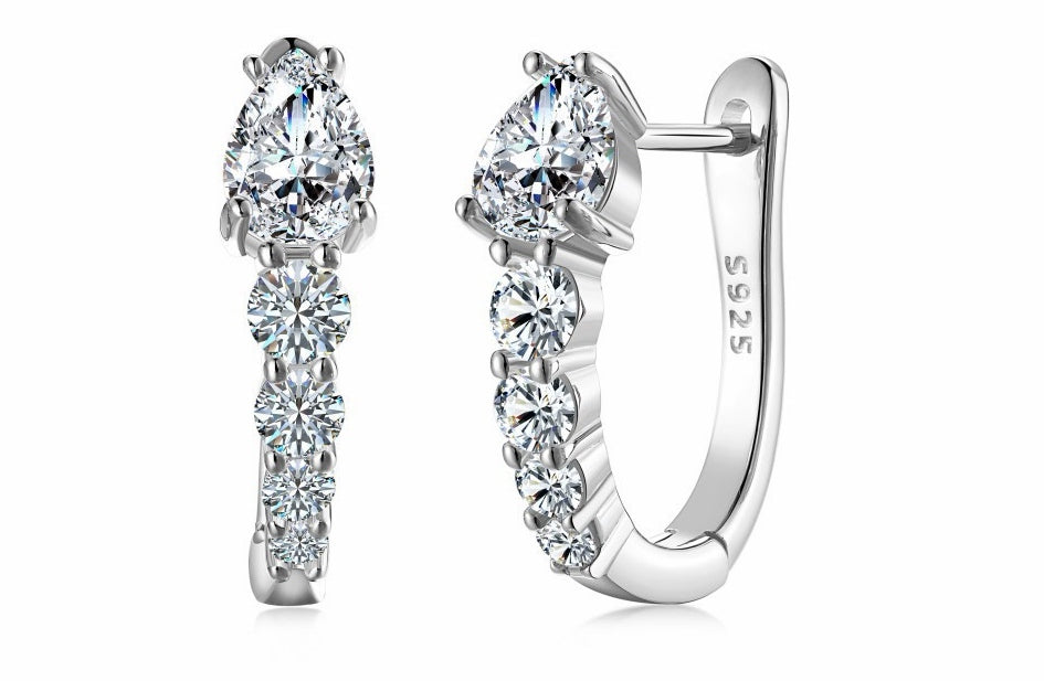 RareLucky Moissanite Earrings Collection