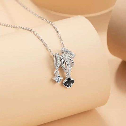 RareLucky Black Clover S925 Jewelry Set
