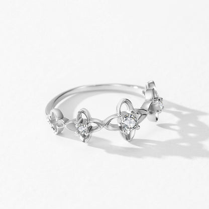 RareLucky Three Blossom S925 Ring