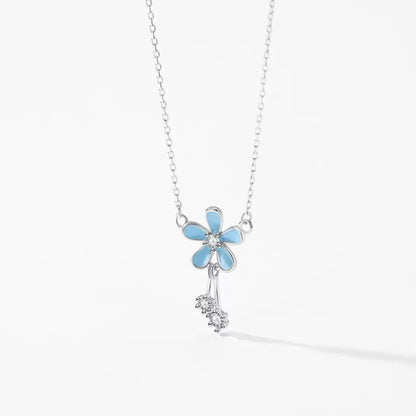 RareLucky Blue Blossom S925 Necklace