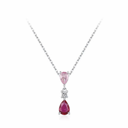 RareLucky Pink Dewdrop S925 Jewelry Set