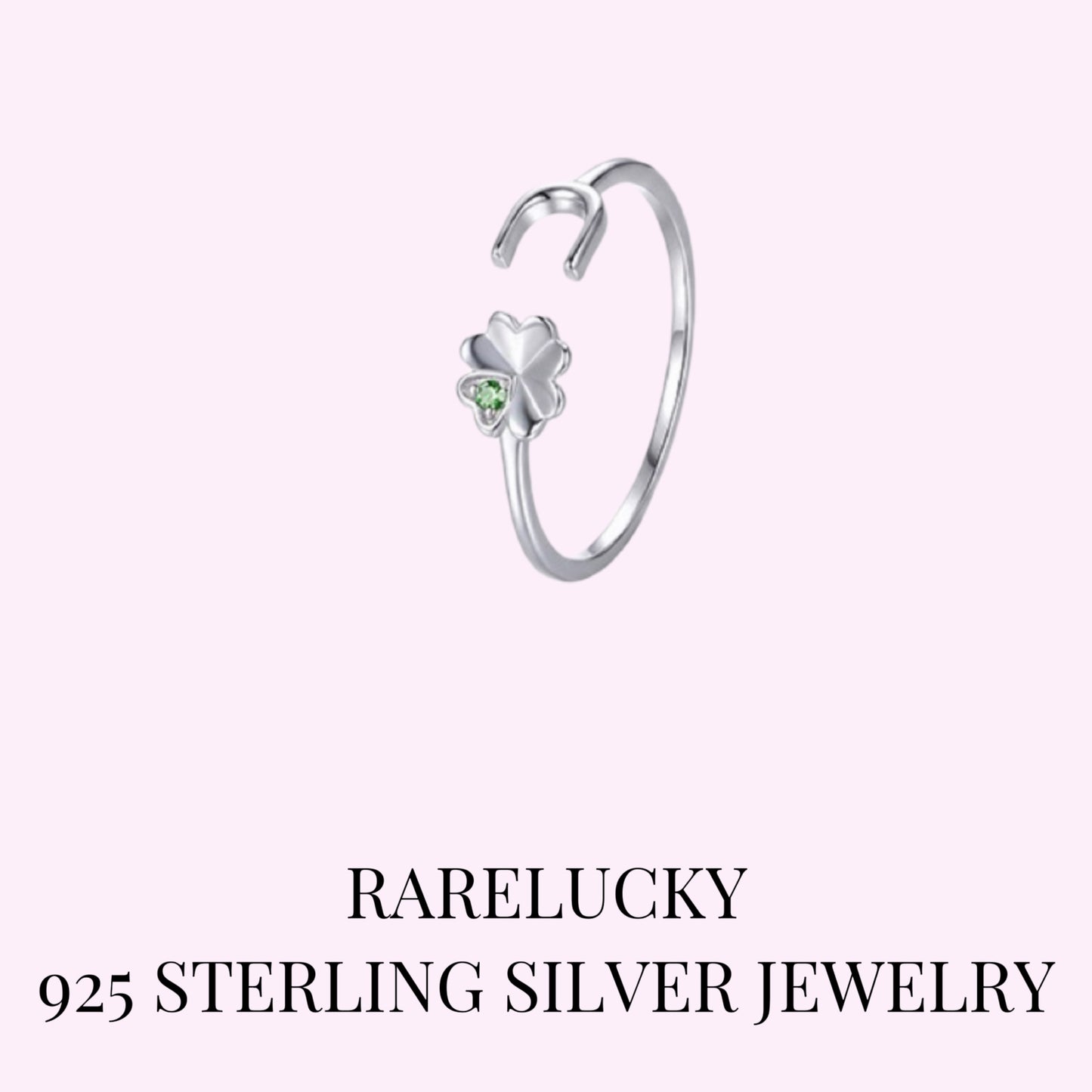 RareLucky Lucky Clover S925 Ring