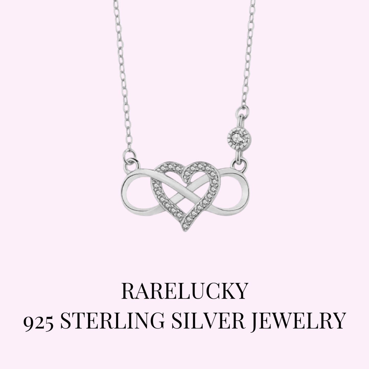 RareLucky Infinity Heart S925 Necklace