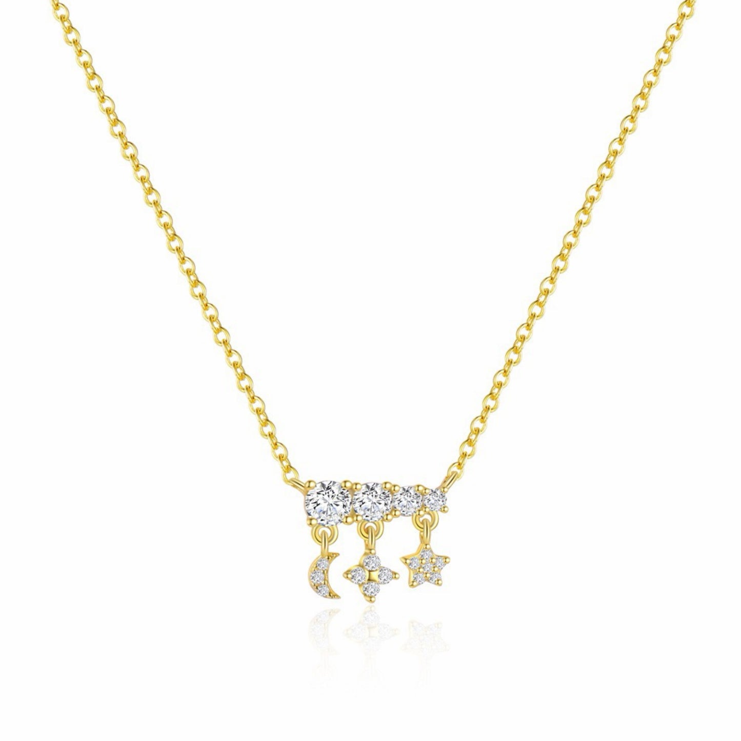 RareLucky Star Smile S925 Jewelry Set