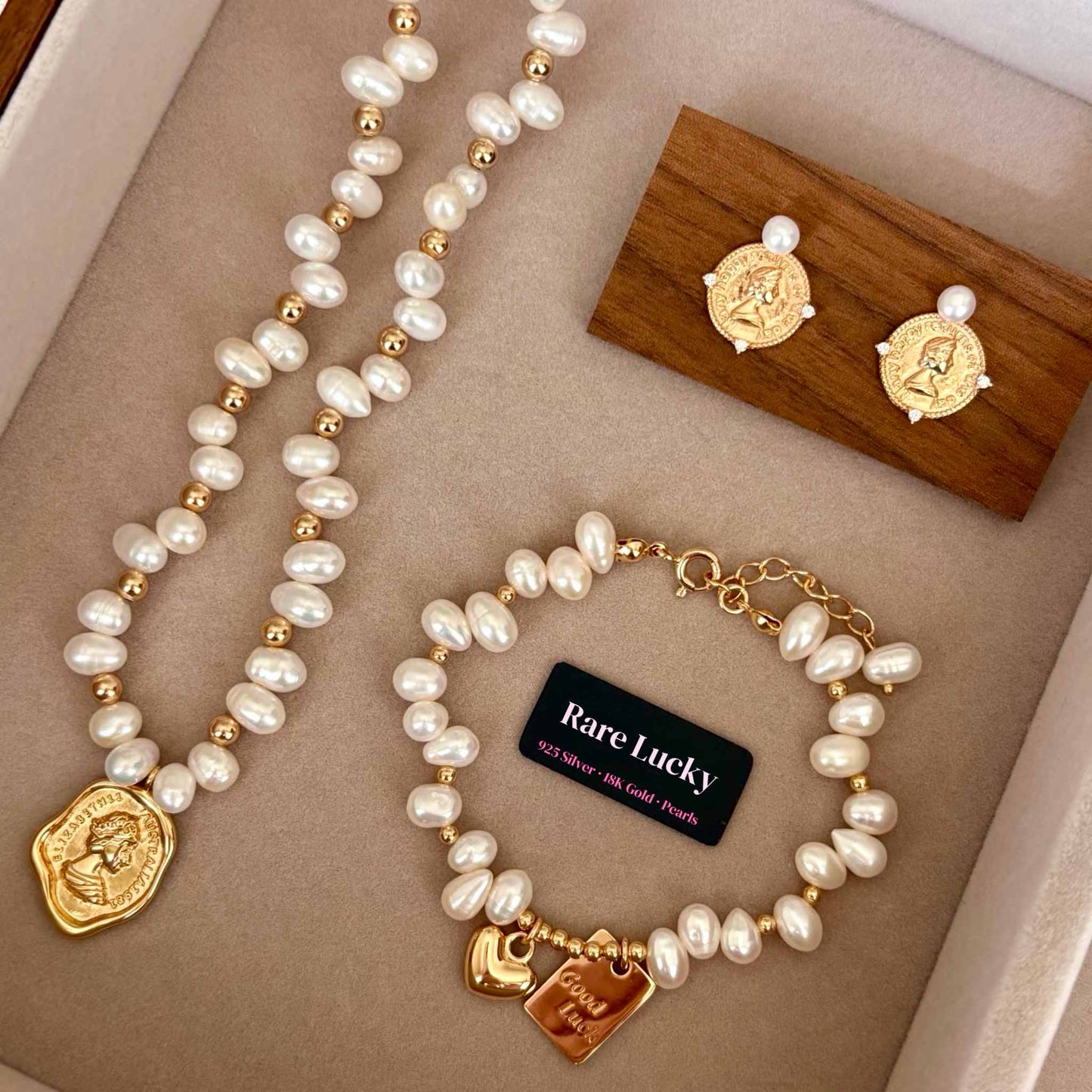 Vintage Coin Pearl Jewelry