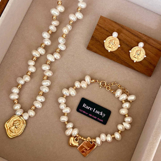 Vintage Coin Pearl Jewelry