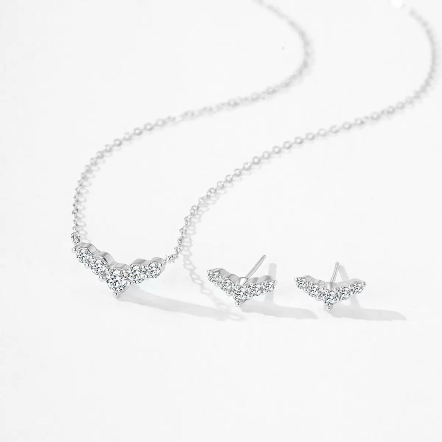 RareLucky Silver Wing S925 Jewelry Set