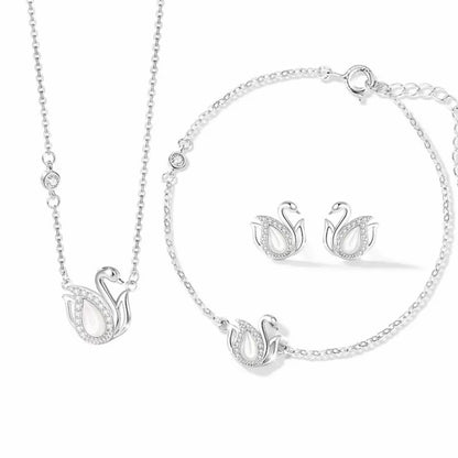 RareLucky Swan Grace S925 Jewelry Set