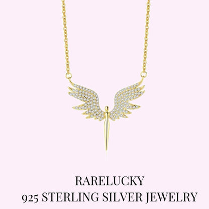 RareLucky Guardian Wing S925 Necklace