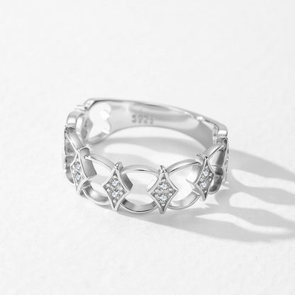 RareLucky Vintage Lattice S925 Ring