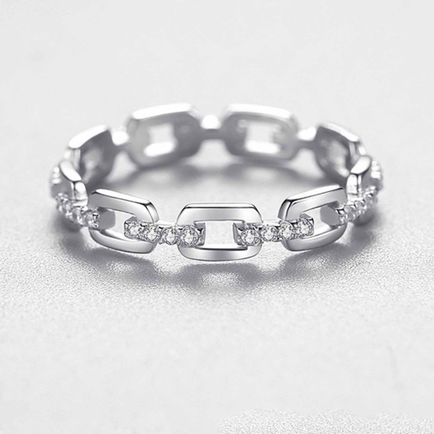 RareLucky Chain Link Spark S925 Ring