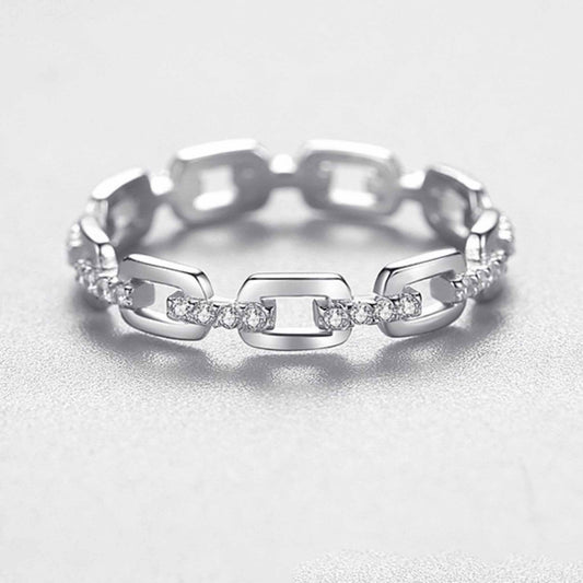 RareLucky Chain Link Spark S925 Ring