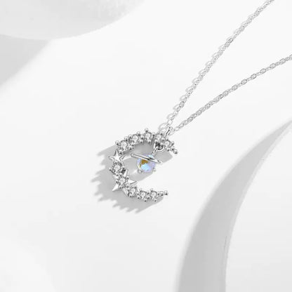 RareLucky Moon Orbit S925 Necklace