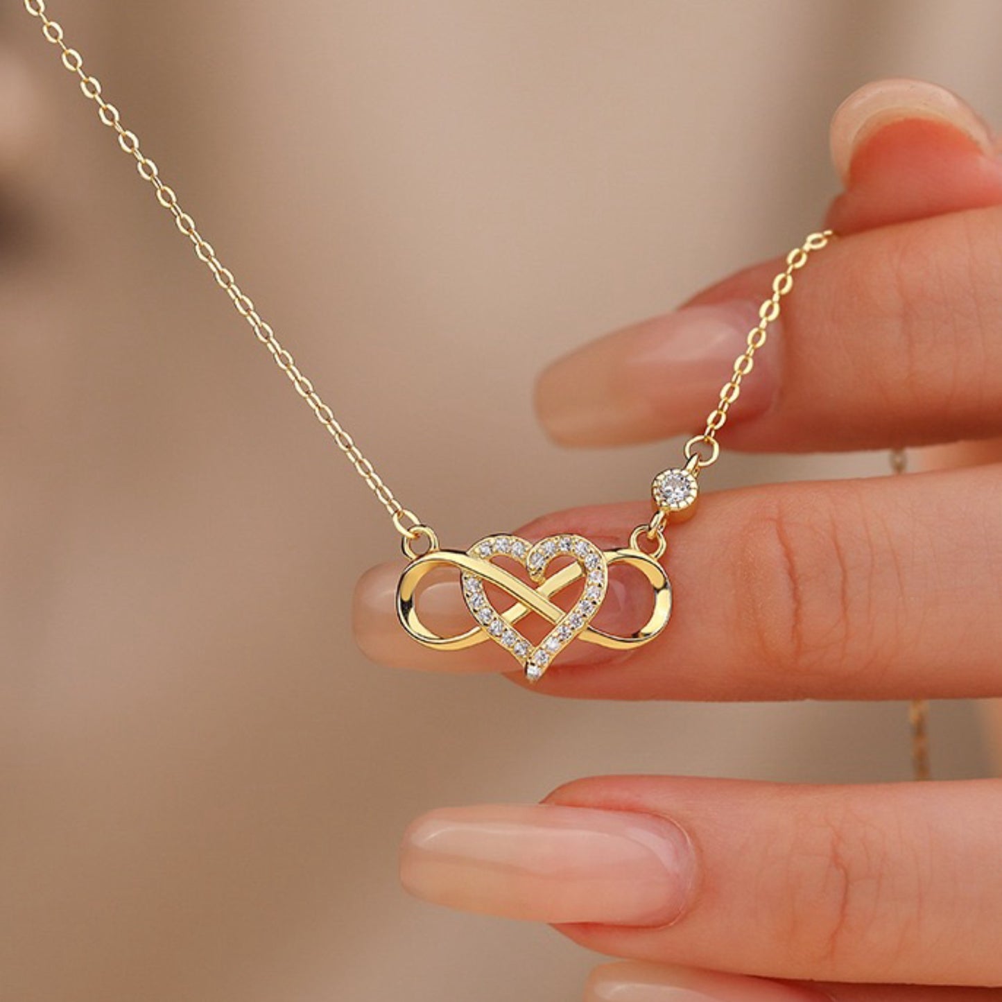 RareLucky Infinity Heart S925 Necklace