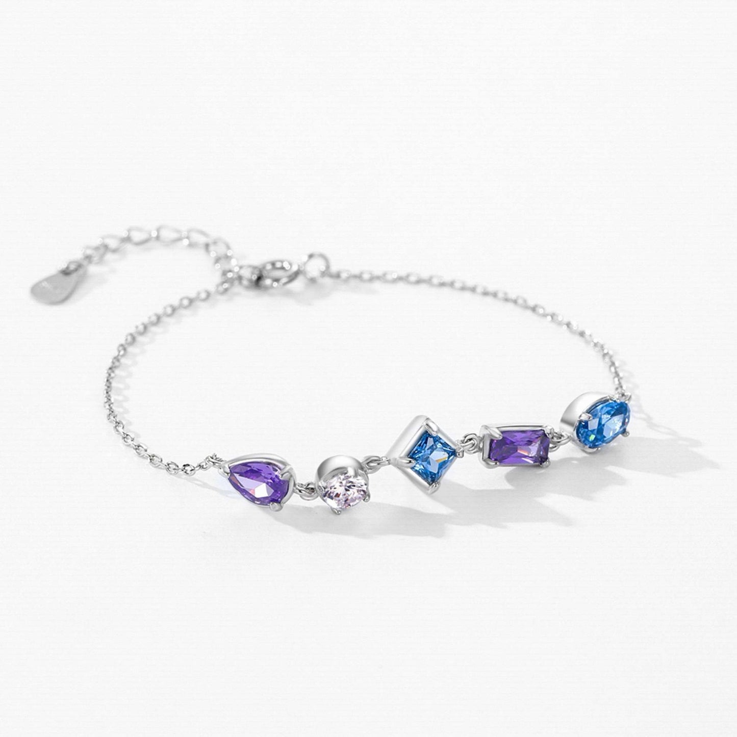 RareLucky Multicolor Zircon Mosaic S925 Bracelet