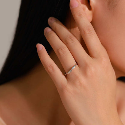 RareLucky Twin Fish Zircon S925 Ring