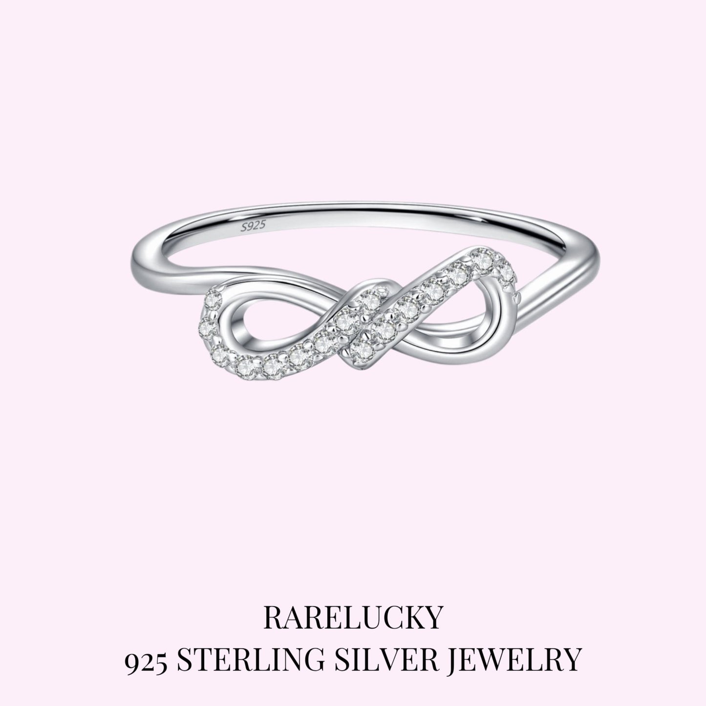 RareLucky Pavé Infinity S925 Ring