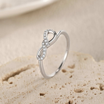 RareLucky Pavé Infinity S925 Ring