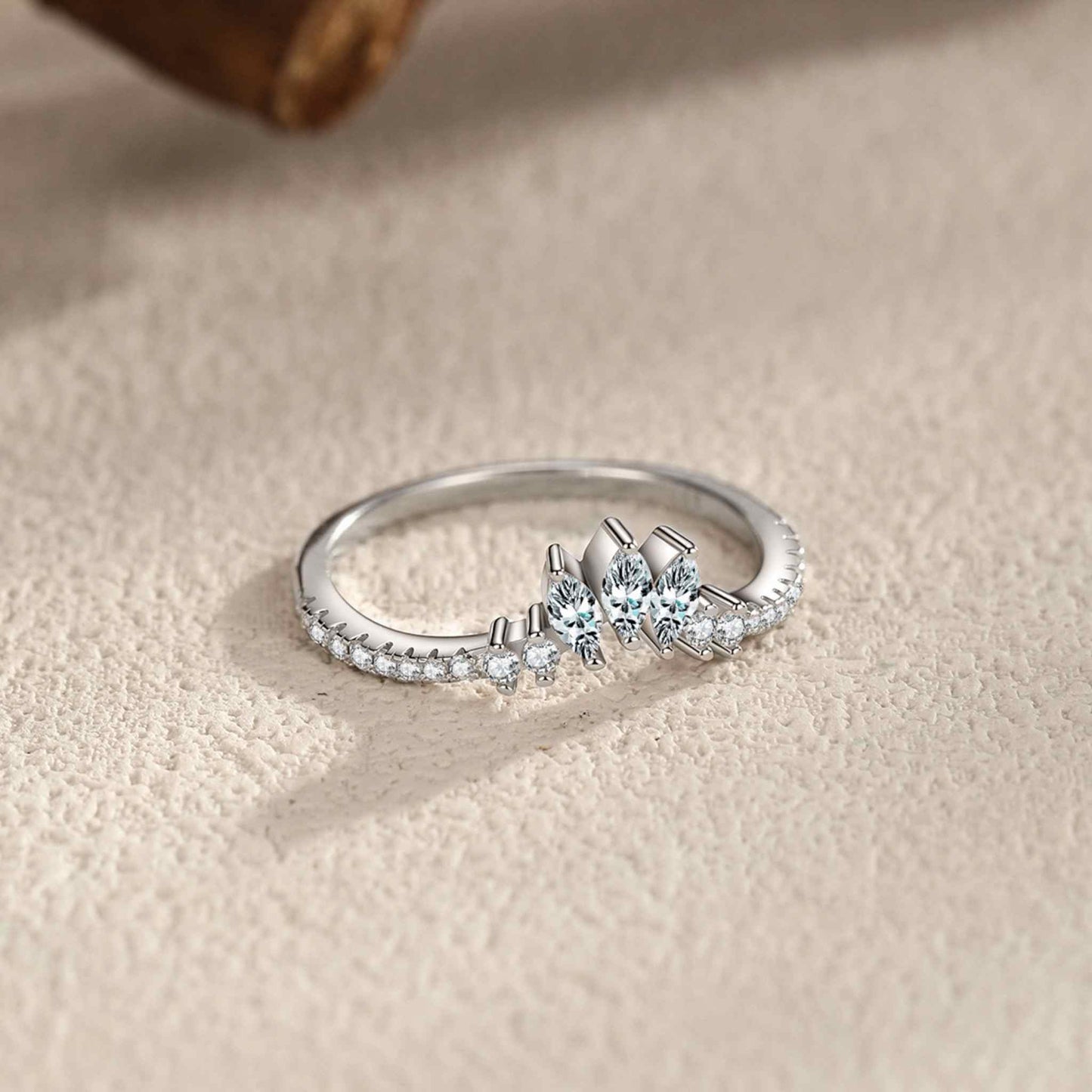 RareLucky Triple Marquise Chevron S925 Ring