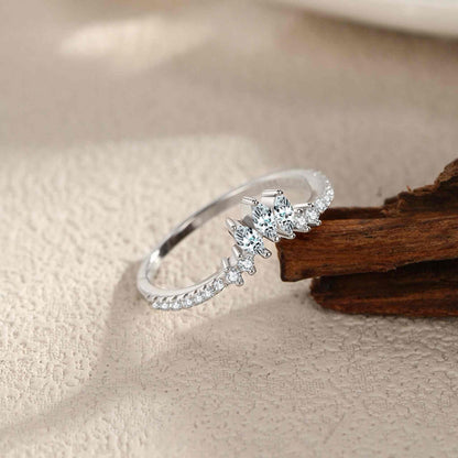 RareLucky Triple Marquise Chevron S925 Ring