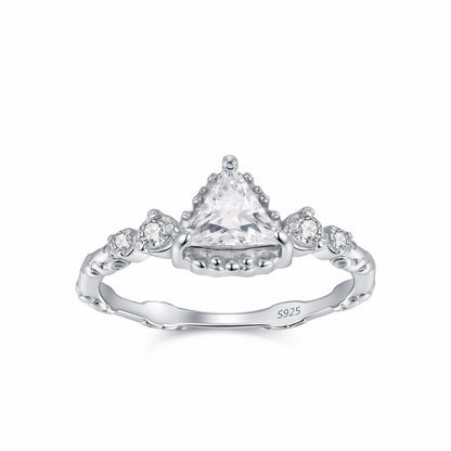 RareLucky Pear-Cut Floral Vine S925 Ring