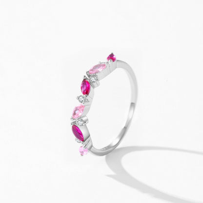 RareLucky Gradient Marquise Leaf S925 Ring