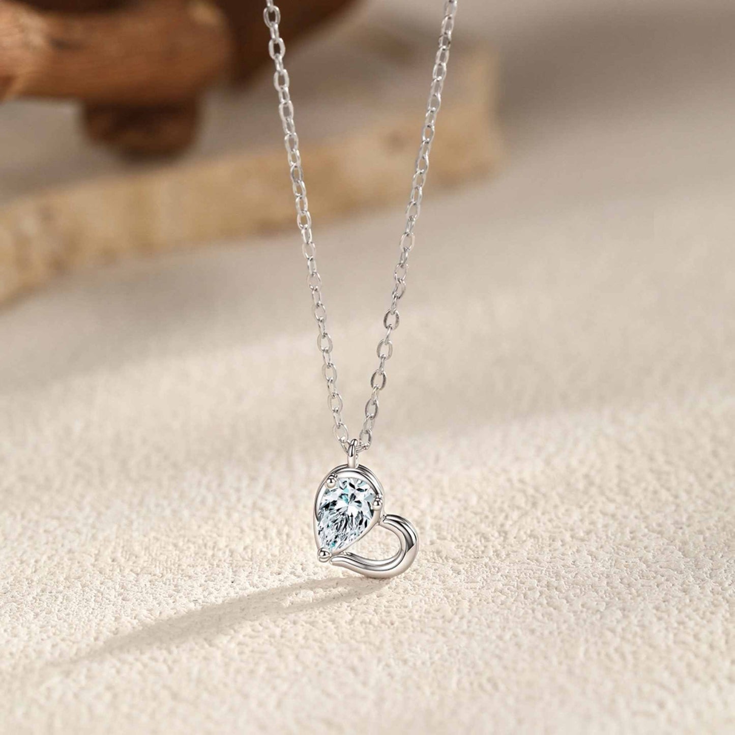 RareLucky Pear-Cut Loop S925 Necklace