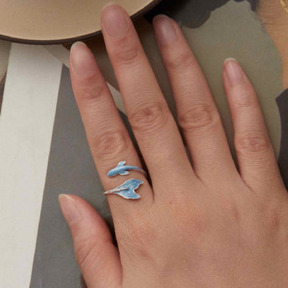 RareLucky Ocean Stories S925 Adjustable Open Ring Collection