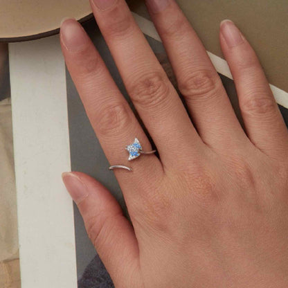 RareLucky Ocean Stories S925 Adjustable Open Ring Collection