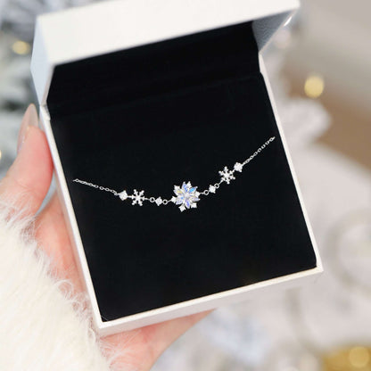 RareLucky Rotating Snowflake S925 Jewelry Set