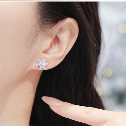 RareLucky Rotating Snowflake S925 Jewelry Set